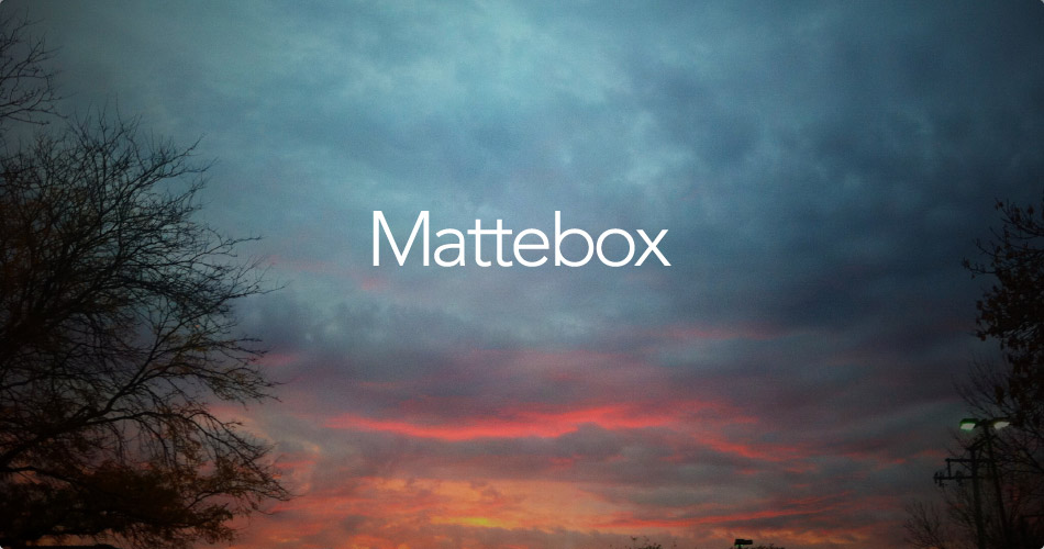 「Mattebox」の例の画像